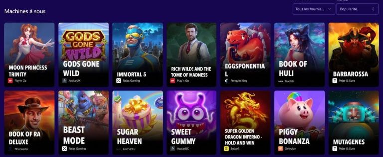 Empire.io Casino machines à sous