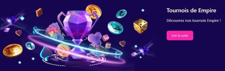 Empire.io Casino tournois